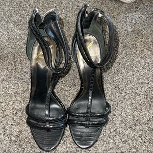 Brian Atwood wedge heels.